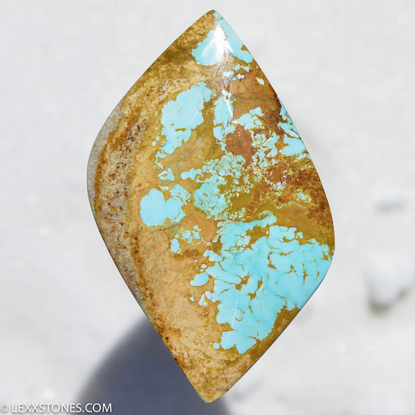 Royston Turquoise Cabochon Hand Crafted By Lexx Stones 43 Carats