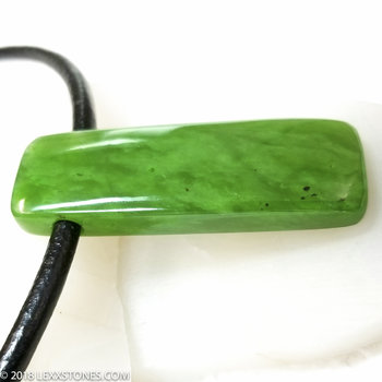 High Grade Polar Nephrite Jade Pendant Necklace 