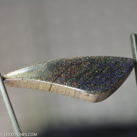 Australian Andamooka Pin Fire Matrix Opal Gemstone Cabochon Hand Crafted By LEXX STONES 53 Carats