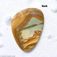 High Grade Scenic Owyhee Picture Jasper Gemstone Cabochon Hand Crafted By LEXX STONES 89 Carats