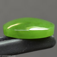 High Grade Siberian Nephrite Jade  Gemstone Cabochon Hand Crafted by LEXX STONES 10 Carats