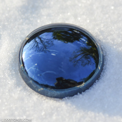 Rare High Grade Butte Iridescent Covellite Gemstone Cabochon Hand Crafted By LEXX STONES 53 Carats