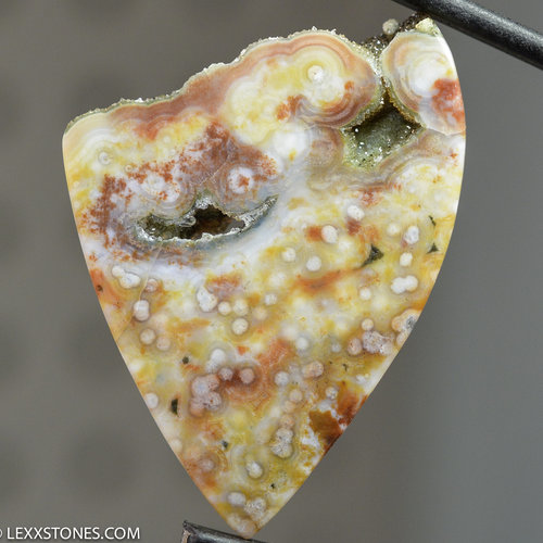 Botryoidal Orbicular Vintage Agatized Druzy Ocean Jasper Gemstone Cabochon Hand Crafted By LEXX STONES 50 Carats
