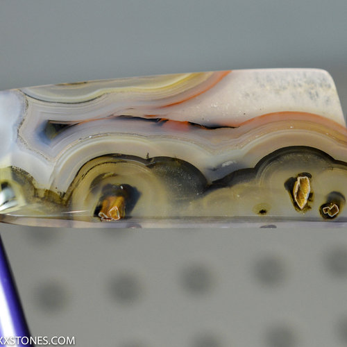 Vibrant Turkish Pseudomorph Stick Agate Gemstone Cabochon Hand Crafted By LEXX STONES 92 Carats