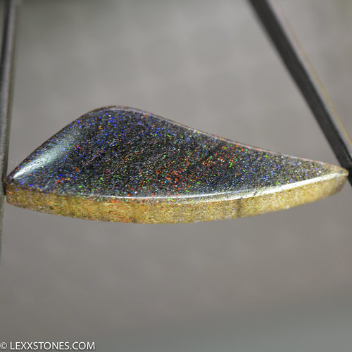 Australian Andamooka Pin Fire Matrix Opal Gemstone Cabochon Hand Crafted By LEXX STONES 53 Carats
