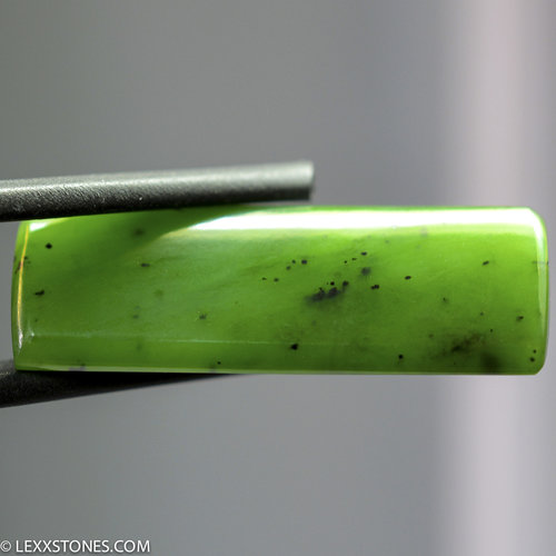 High Grade Cassiar Mountain BC Nephrite Jade  Gemstone Cabochon Hand Crafted by LEXX STONES 59 Carats