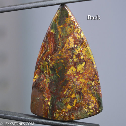 Authentic Oregon Kaleidoscope Jasper Gemstone Cabochon Hand Crafted By Lexx Stones 55 Carats