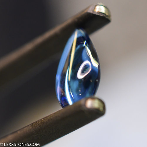 Rare Gem Grade Sapphire Blue Imori Victoria Stone  Cabochon Hand Crafted By LEXX STONES