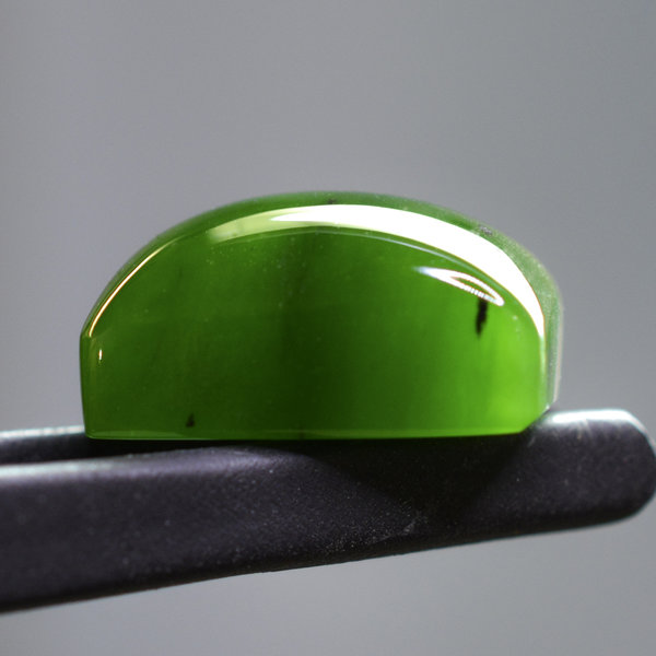 High Grade Siberian Nephrite Jade  Gemstone Cabochon Hand Crafted by LEXX STONES 25 Carats