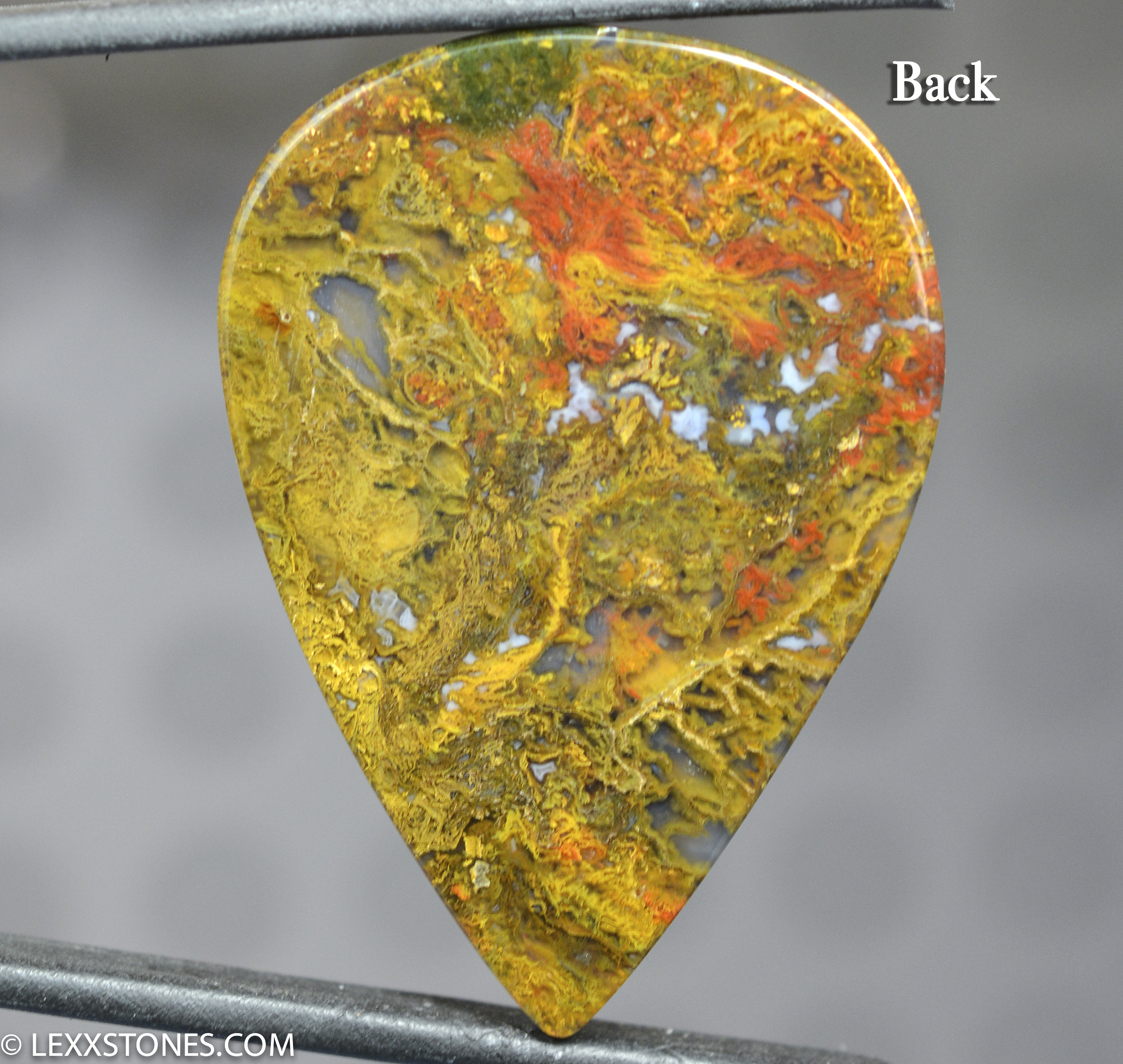 Authentic Indonesian Moss Agate Gemstone Cabochon Hand Crafted By Lexx Stones 71 Carats