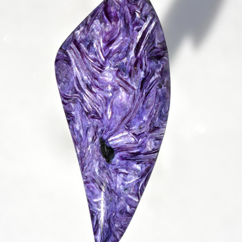 CHAROITE - Murunskii Massif, between the Charo and Tokko Rivers, Aldan Shield, Yakutia (Siberia), Russia Charoite