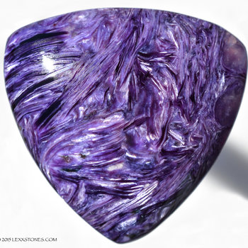 CHAROITE - Murunskii Massif, between the Charo and Tokko Rivers, Aldan Shield, Yakutia (Siberia), Russia Charoite