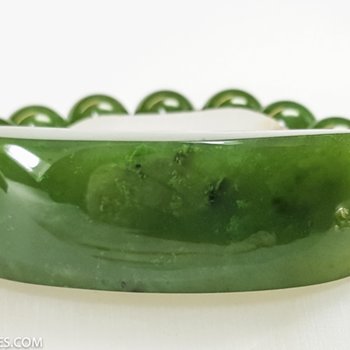 Rare High Grade Polar Nephrite Jade Bracelet