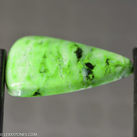 Rare Pre-Embargo Burmese Glowing Green Maw Sit Sit Gemstone Cabochon Hand Crafted by LEXX STONES 20 Carats