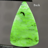 Rare Pre-Embargo Burmese Glowing Green Maw Sit Sit Gemstone Cabochon Hand Crafted by LEXX STONES 20 Carats