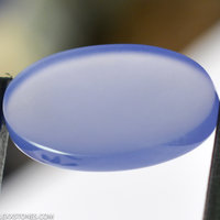 Rare Namibian Gem Blue Otjoruharui  Chalcedony Gemstone Cabochon Hand Crafted By LEXX STONES 10 carats