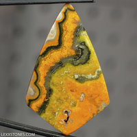 Authentic Botryoidal High Grade Bumble Bee Gemstone Cabochon Hand Crafted By LEXX STONES 87 Carats