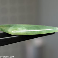Rare Old Stock Pre-Embargo Burmese Jadeite Jade Gemstone Cabochon Hand Crafted by LEXX STONES 75 Carats
