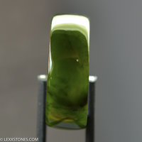 High Grade Cassiar Mountain BC  Nephrite Jade Gemstone Ring Size 10 Hand Carved by LEXX STONES