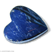 Rare High Grade Butte Iridescent Covellite Gemstone Heart Cabochon Hand Crafted By LEXX STONES 142 Carats