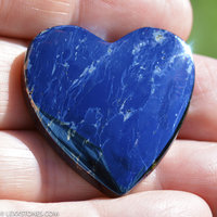 Rare High Grade Butte Iridescent Covellite Gemstone Heart Cabochon Hand Crafted By LEXX STONES 142 Carats