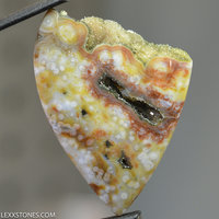 Botryoidal Orbicular Vintage Agatized Druzy Ocean Jasper Gemstone Cabochon Hand Crafted By LEXX STONES 50 Carats