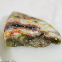 Botryoidal Orbicular Vintage Agatized Druzy Ocean Jasper Gemstone Cabochon Hand Crafted By LEXX STONES 50 Carats