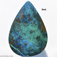 Old Stock Vibrant Frisby Chrysocolla Cuprite Malachite  Cabochon Hand Crafted By Lexx Stones 119 Carats