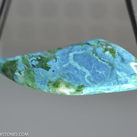 Old Stock Chrysocolla Malachite Inspiration Mine, Gila County, Arizona Cabochon Hand Crafted By Lexx Stones 48 Carats