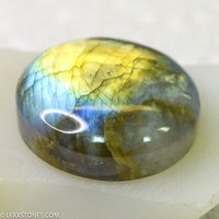 Wicked Flash Multi Color Madagascar Labradorite Cabochon Shimmering Labradorescence Hand Crafted By LEXX STONES 46 Carats