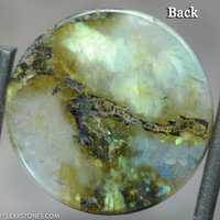 Wicked Flash Multi Color Madagascar Labradorite Cabochon Shimmering Labradorescence Hand Crafted By LEXX STONES 46 Carats