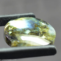 Fractal Multi Color Madagascar Labradorite Cabochon Shimmering Labradorescence Hand Crafted By LEXX STONES 22 Carats