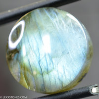 Glowing Blue Madagascar Labradorite Cabochon Shimmering Labradorescence Hand Crafted By LEXX STONES 31 Carats