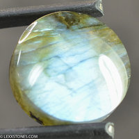 Glowing Blue Madagascar Labradorite Cabochon Shimmering Labradorescence Hand Crafted By LEXX STONES 31 Carats