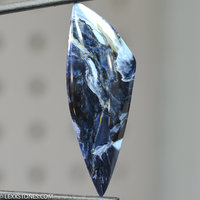 Flashy Chatoyant Namibian Blue Pietersite Gemstone Cabochon Hand Crafted By LEXX STONES 31.5 Carats