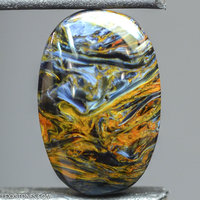 Fiery High Chatoyancy Namibian Pietersite Gemstone Cabochon Hand Crafted By LEXX STONES 11.5 Carats