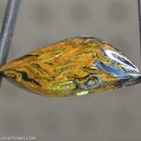 Fiery Namibian Pietersite Gemstone Cabochon Hand Crafted By LEXX STONES 37 Carats