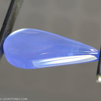Rare Namibian Gem Blue Otjoruharui  Chalcedony Gemstone Cabochon Hand Crafted By LEXX STONES 16 carats