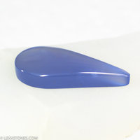Rare Namibian Gem Blue Otjoruharui  Chalcedony Gemstone Cabochon Hand Crafted By LEXX STONES 16 carats