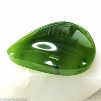 Pakistan Nephrite Jade  Gemstone Cabochon Hand Crafted by LEXX STONES 55 Carats