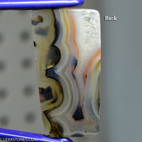 Vibrant Turkish Pseudomorph Stick Agate Gemstone Cabochon Hand Crafted By LEXX STONES 92 Carats