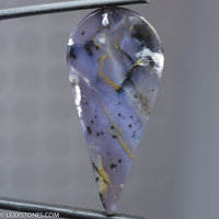 Amethyst Sage Agate Gemstone Cabochon Hand Crafted by LEXX STONES 49 Carats