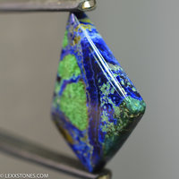 Authentic Old Stock Bisbee Azur-Malachite Chrysocolla Gemstone Cabochon Hand Crafted By Lexx Stones 28 Carats