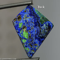 Authentic Old Stock Bisbee Azur-Malachite Chrysocolla Gemstone Cabochon Hand Crafted By Lexx Stones 28 Carats