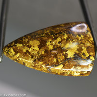 Chatoyant Golden Amphibolite Gemstone Cabochon Hand Cut And Polished By LEXX STONES 55 Carats