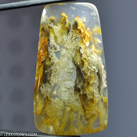Stunning Graveyard Point Plume Agate Gemstone Cabochon Hand Crafted By Lexx Stones 56 Carats