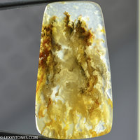 Stunning Graveyard Point Plume Agate Gemstone Cabochon Hand Crafted By Lexx Stones 56 Carats