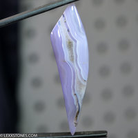 Rare Holley Blue Agate Chalcedony Gemstone Cabochon Hand Crafted By LEXX STONES 50 carats