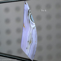 Rare Holley Blue Agate Chalcedony Gemstone Cabochon Hand Crafted By LEXX STONES 50 carats