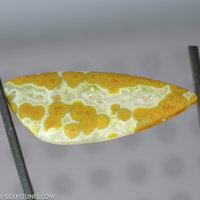 Orbicular Indonesian River Jasper Gemstone Double Sided Cabochon Hand Crafted By LEXX STONES 32 Carats